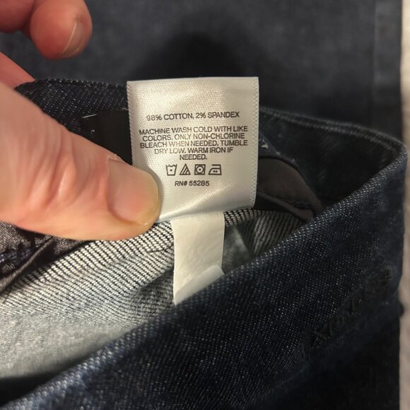 Express Women’s Dark Wash Denim Pants Size 8 Regular - Picture 10 of 16